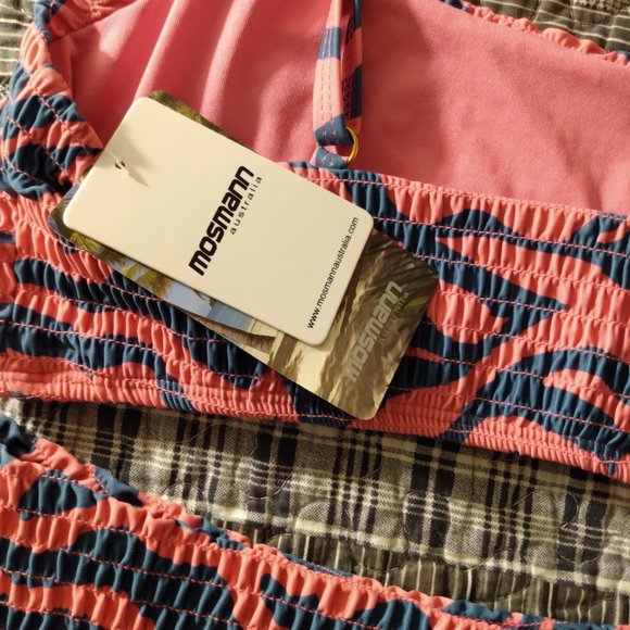 Mosmann Australia Smocked Shirred Two Piece Bathing Suit - Picture 4 of 4